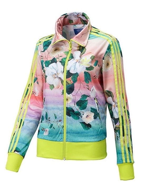 adidas Jackets & Blazers - Adidas Floralina Farm Rio Firebird Jacket  - L - NWT